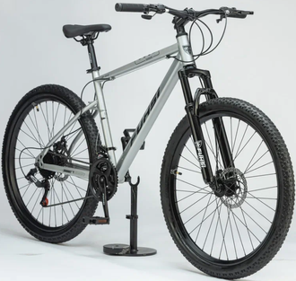 Велосипед FU628/ 21скорость 27.5" серебряный рама 19"