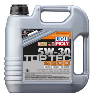 3715 Top Tec 4200 5W-30 (4 л) — НС-синтетическое моторное масло