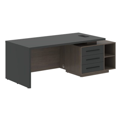 Дуб Сильвер/Яшма черный