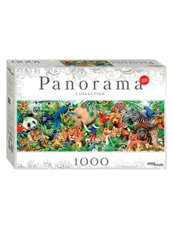 Пазл 1000 эл. Мир животных Panorama арт.79402
