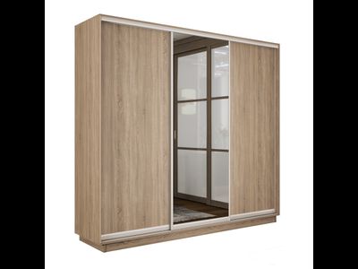 Шкаф-купе 3-х дверный Е1 Медиум  1800/2100/2400 мм