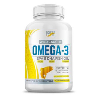 (Proper Vit) Wild Caught Omega 3 Fish oil 1000mg - (200 капс)