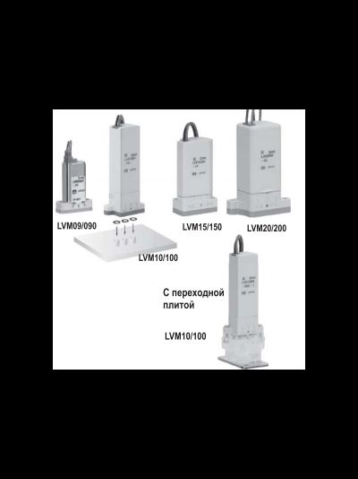 2/2 и 3/2 клапаны с прямым управлением для химически активных сред LVM