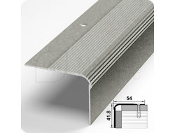 Порог угловой Лука ПУ 02.2700.055 Бетон классик