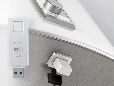 Водонагреватель Ballu Smart WiFi BWH/S 50 плоский нержавеющая сталь