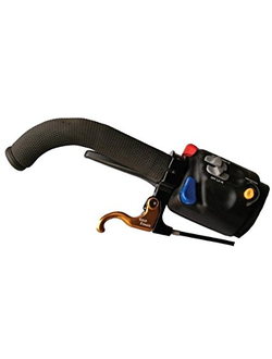 Левый курок газа Goldfinger 007-1027 для снегоходов BRP LYNX/Ski-Doo 01-2017, ALL MODELS W/ FLAT SLIDE CARBS