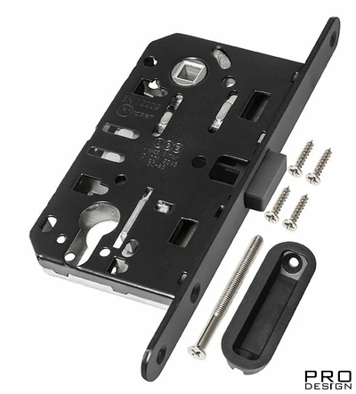 Магнитный замок AGB Mediana Polaris CL под цилиндр, черный