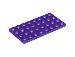 Plate 4 x 8, Dark Purple (3035 / 6251817)