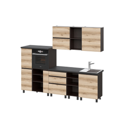 Угловая кухня Берген (2,6*2,0) модульная можно заказать по своим размерам