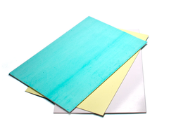 MiniWarPaint: Поливинилхлорид (ПВХ) вспененный листовой, (толщина 1 мм, 2 мм и 3 мм, набор 3 листа 19х29 см)