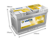 VARTA Dynamic AGM 80Ah 800A A6 Start-Stop