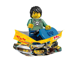 Lego skater boy sale