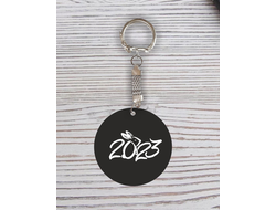 Брелок с гравировкой год Кролика №39