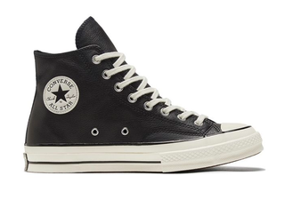 Кеды кожаные Converse Chuck Taylor 70 черные высокие