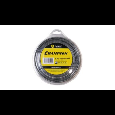 Корд триммерный CHAMPION  Platin Saw 3мм*48м (зубчатый) + нож