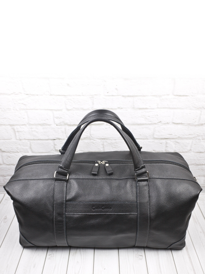 Кожаная дорожная сумка Avellino black (арт. 4039-01)