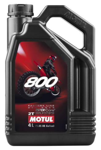 Масло моторное для 2-x тактных двигателей Motul 2T 800 2T FL OFF ROAD OFF ROAD RACING - 4 Л (104039)