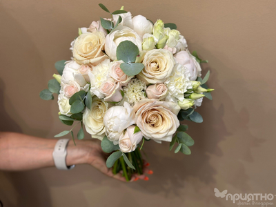 Букет невесты & Бутоньерка № 1305