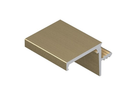 GOLA LED Профиль для верхней базы, под подсветку, врезная, для плиты 16 мм, Золото крацованное, L=...мм  GA0817.VP540.GLBAN.CJ  ARISTO *