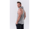 Майка Fitness Tank top with a hoodie 323 Серая