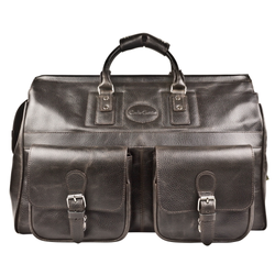 Кожаный саквояж Fabriano brown (арт. 4008-04)