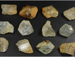 Топаз, кристалл, "дикий", в ассортименте, Россия, Забайкальский край (13-18 мм, 2-3 г) №36032