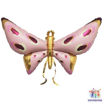 Шар Бабочка 127 см ( шар + гелий + лента)