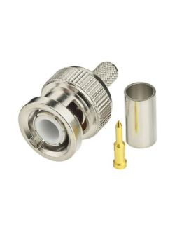 Антенный разъем Shengda BNC-Male обжимной для кабеля RG58, 2 штуки