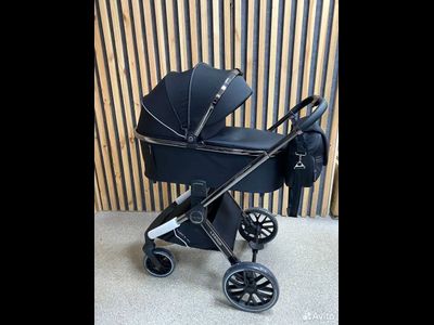 Детская коляска 3 в 1 Luxmom 777 Черный