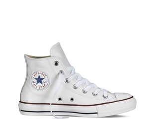 Converse chuck taylor leather white clearance