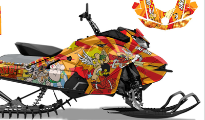 Наклейки на снегоход G4 GEN4 SKI DOO Summit 2017 - 2021 №4521-1