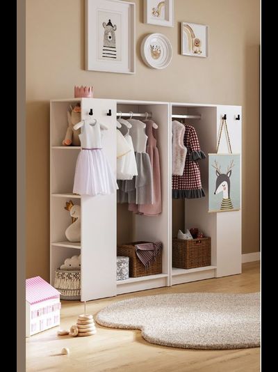 Руна СТЛ 01 Стеллаж Белый/Белый