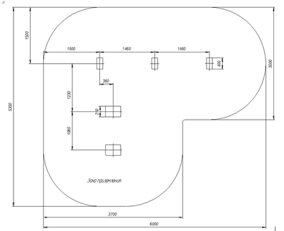 Забор с наклонной доской Romana 206.07.02