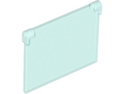 Glass for Window 1 x 4 x 3 - Opening, Trans-Light Blue (60603 / 6013633 / 6253735)