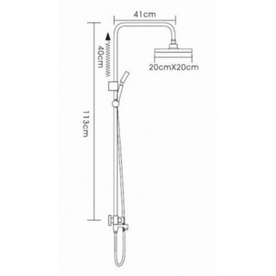 Душевая стойка Gappo G2402-8
