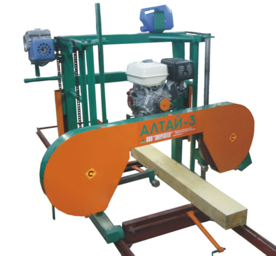 Пилорама бензиновая Триумф (700) Lifan-Пилорама ленточная Алтай-3 (700)с бензиновым двигателем Lifan 15л.с
