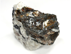 Астрофиллит на породе, Кольский п-ов, Хибины (50*45*23 мм, 70 г) №26157