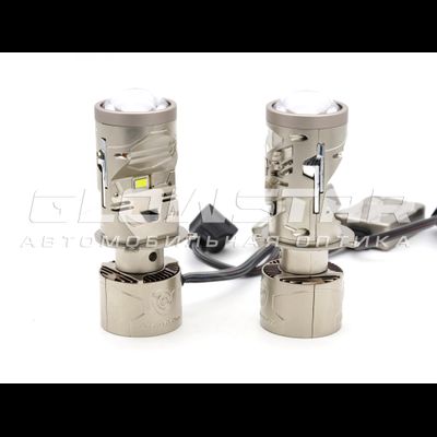 Билед модули Aozoom Mini-Led H4 New 2025 мини линзы, 6000K, 12V, 50/80W