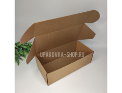 Коробка с откидной крышкой 350*170*110 мм БУРЫЙ