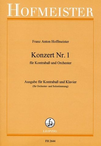 Hoffmeister Konzert №1 fur kontrabass und Orchester