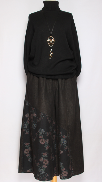 Свитер "Классика три пуговки" розовый, сирень, черный р.46-52