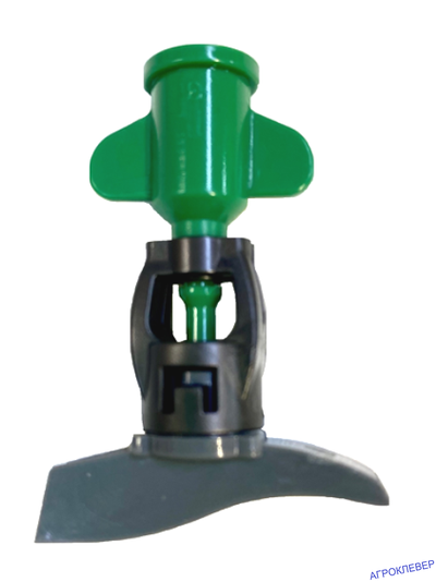 Микроспринклер 1,5-3bar, 90-127,0л/ч, 1,5-3bar, 3-4м (подключение d=7,5мм) Серый