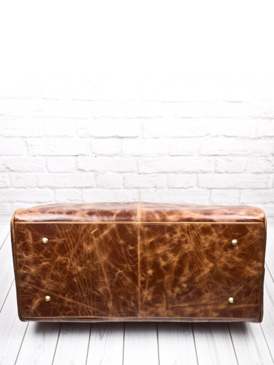 Кожаный саквояж Otranto Premium cognac (арт. 4006-53)