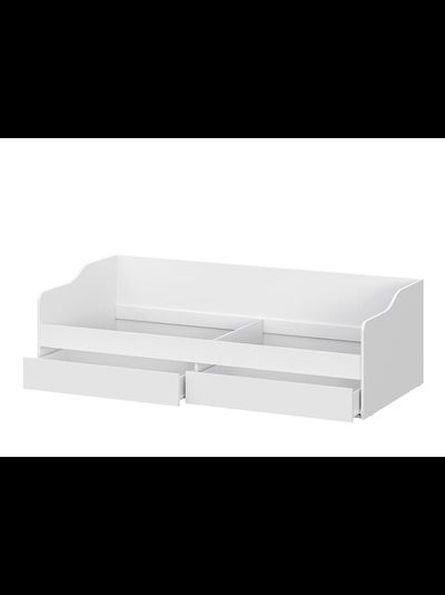 КР 2 кровать Белый текстурный