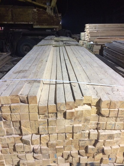 Брус обрезной 50х50х6000мм сорт1-2