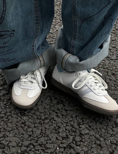 Adidas Samba OG White Blue Gum