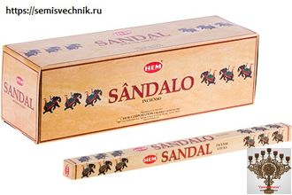 Благовония Сандал (HEM) (Incense Sandal)