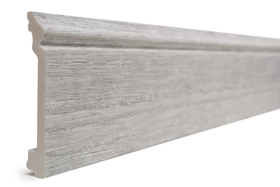 Напольный плинтус Decor-Dizayn 701-89SH, влагостойкий, ударопрочный, 2,4 метра