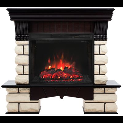 Электрокамин Kavkaz AO с очагом Evrika 25.5 LED