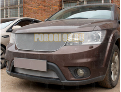 Защита радиатора для Fiat Freemont 2013-2016 chrome низ PREMIUM